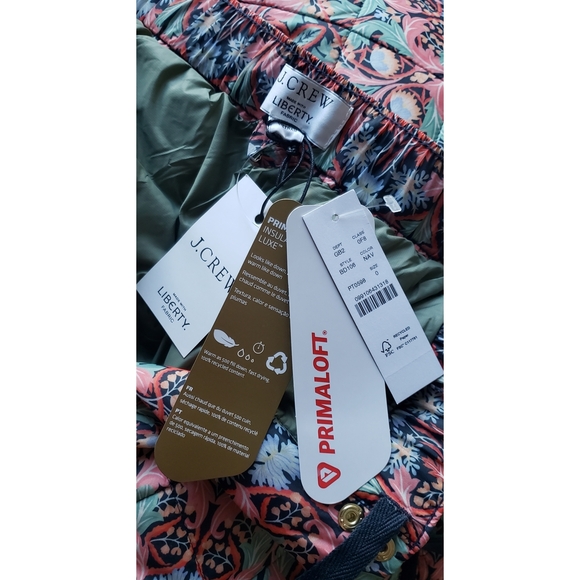 17. J.Crew Quilted puffer pant with PrimaLoft® in Liberty® May nouveau print - Picture 7 of 9